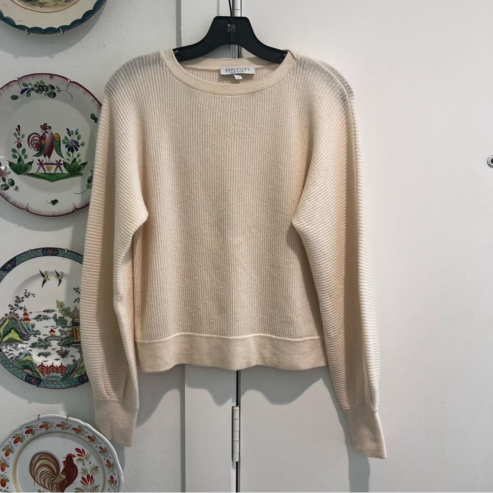 Hadleigh’s Cashmere Sweater Cream
